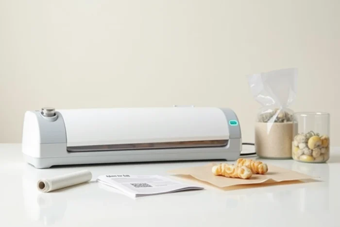 Présentation complète du déballage de la machine sous vide Crenova VS100S avec ses accessoires