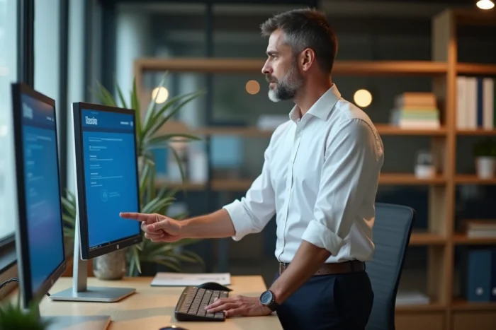 Responsable RH consultant un logiciel de gestion des obligations de formation professionnelle selon le code du travail